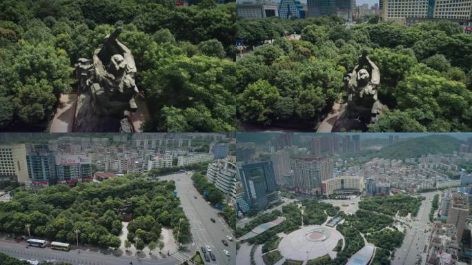 郴州五岭广场神农雕塑
