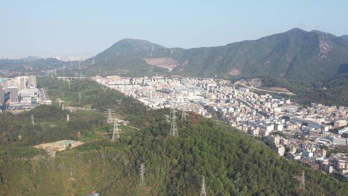 【正版素材】深圳龙岗区园山街道全景