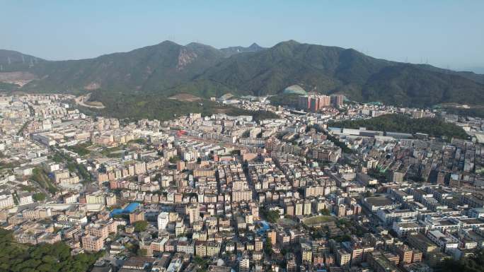 【正版素材】深圳龙岗区园山街道全景