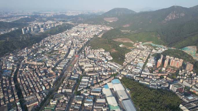 【正版素材】深圳龙岗区园山街道全景