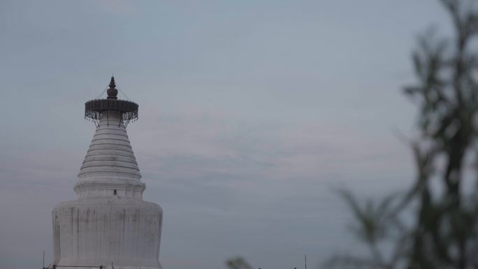 白塔寺滑轨素材4k空镜