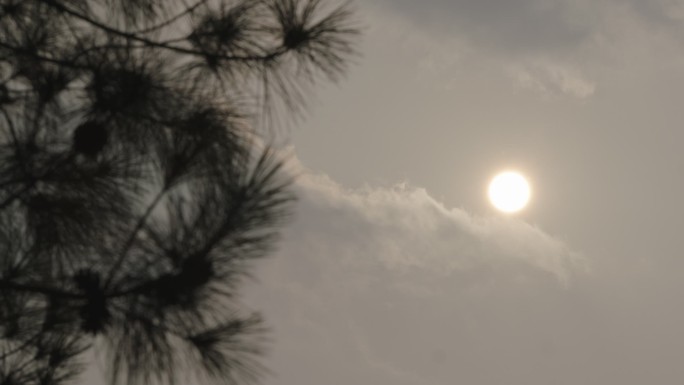 白云，阴天，太阳，1080版
