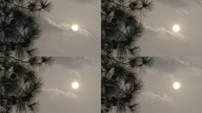 白云，阴天，太阳，1080版