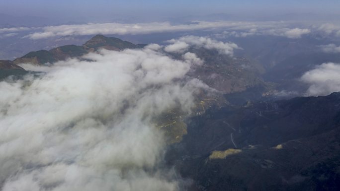 4K延时航拍昭通昭阳大山包云海翻腾