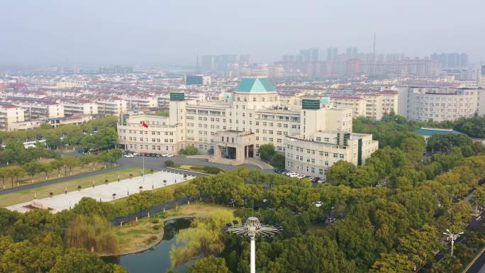 芜湖市无为市政府无为航拍无为县 无为