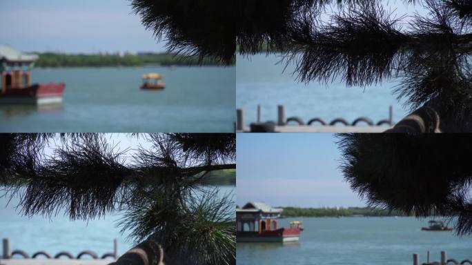 【镜头合集】昆明湖湖水景区游船划船颐和园