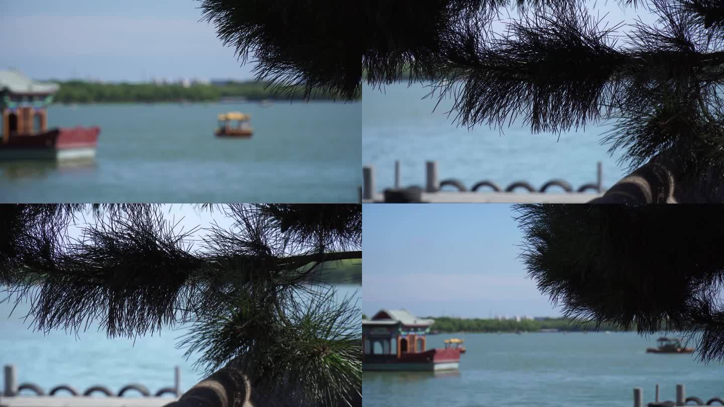【镜头合集】昆明湖湖水景区游船划船颐和园