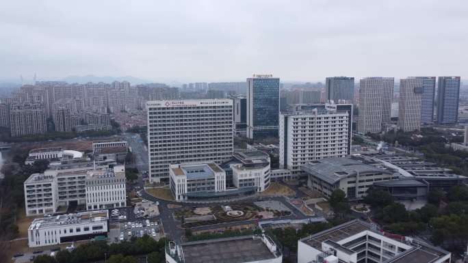 宁波中医院航拍4k