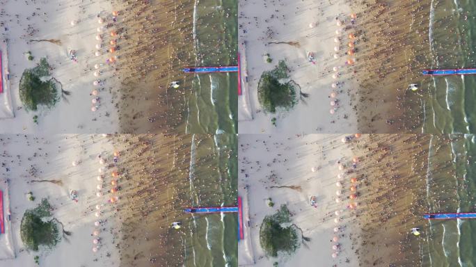 泉州月亮湾景区航拍