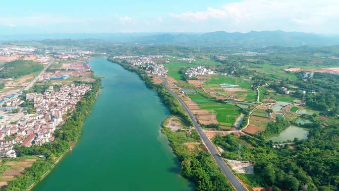 广西百色城市山水风光