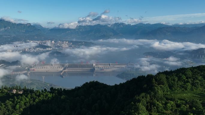 DJI_0057宜昌三峡大坝云海