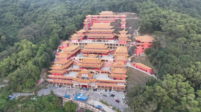 东莞大岭山观音寺航拍 御三4K