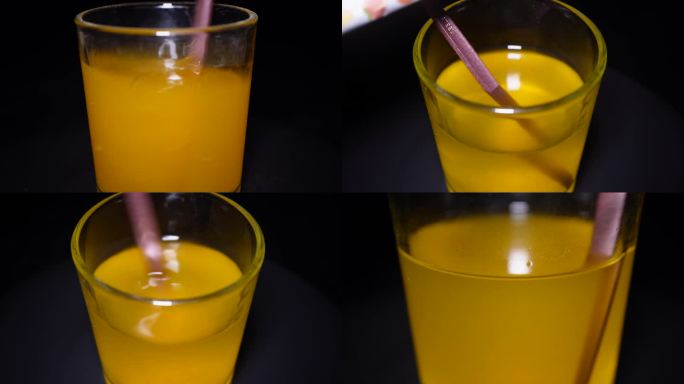 【镜头合集】橙子果汁橘子果汁清水玻(2)