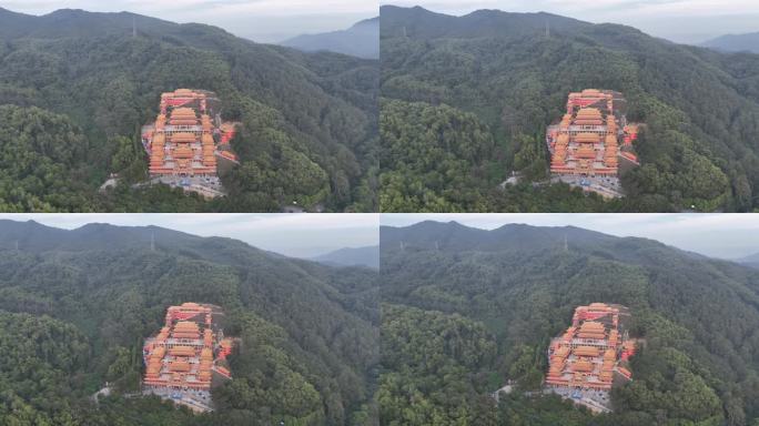 东莞大岭山观音寺航拍 御三4K