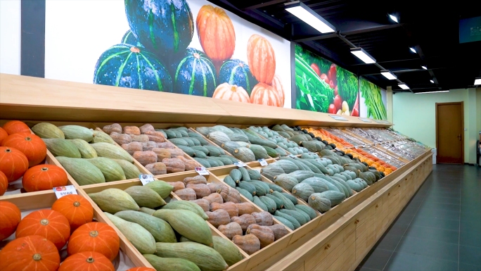 超市蔬菜水果售卖货架