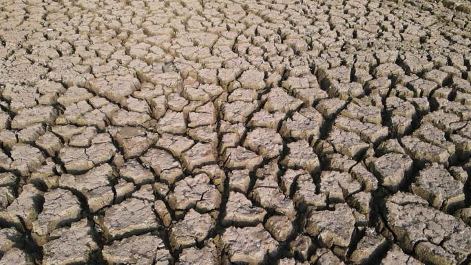 干旱土地自然灾害水库干涸环境恶化恶劣天气