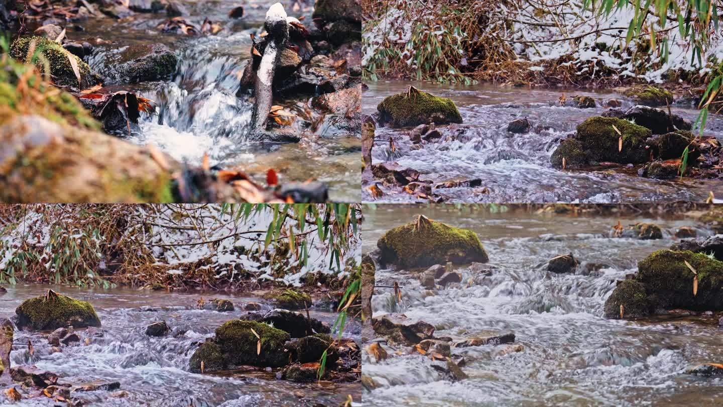 户外小溪流水生态环境保护水资源