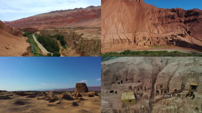 新疆石窟外景
