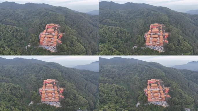 东莞大岭山观音寺航拍 御三4K