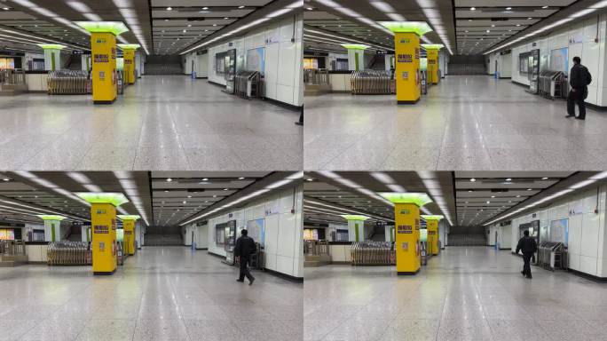 4K原创 一个人的地铁站