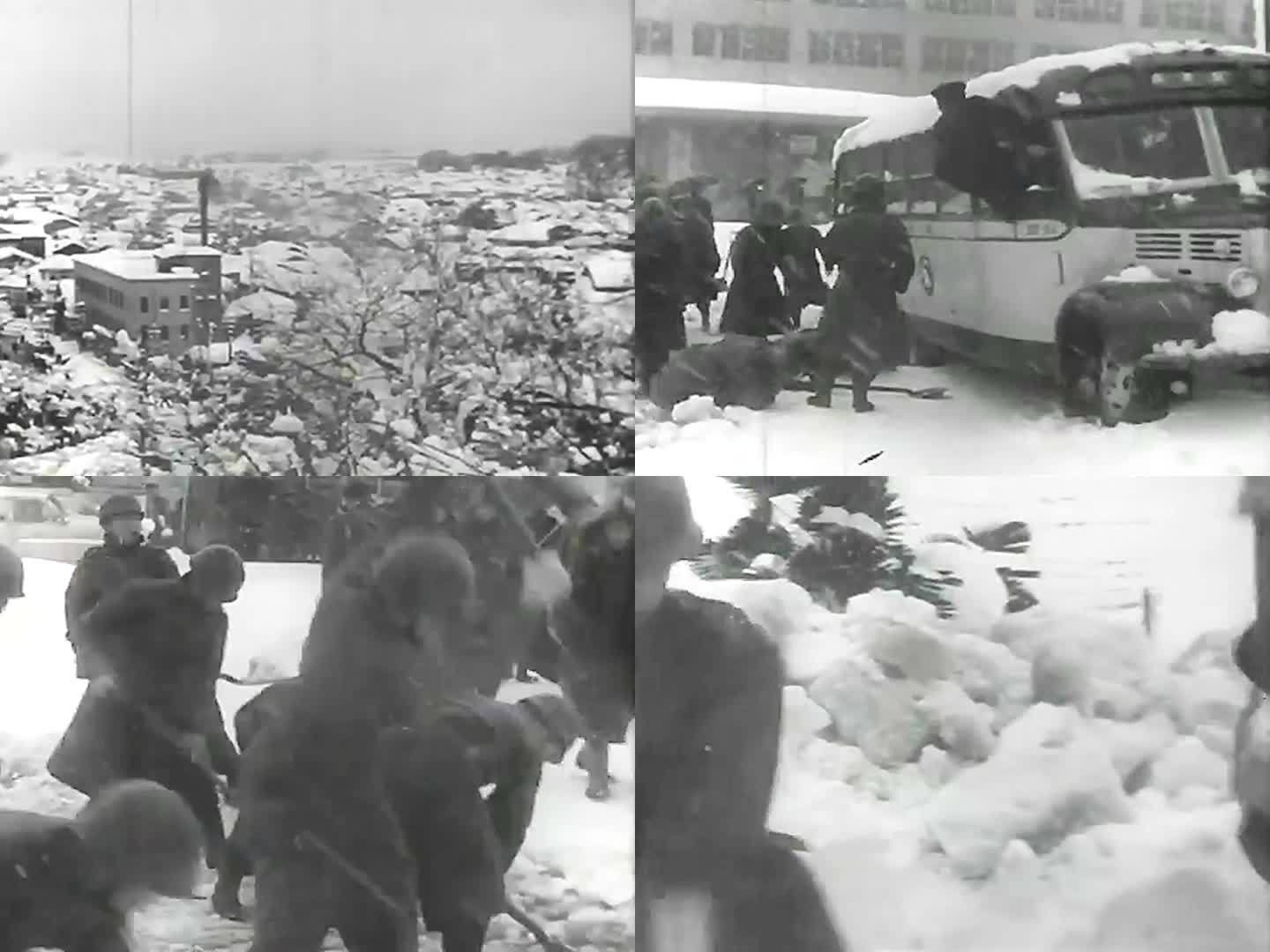1956年日本遭遇极寒天气