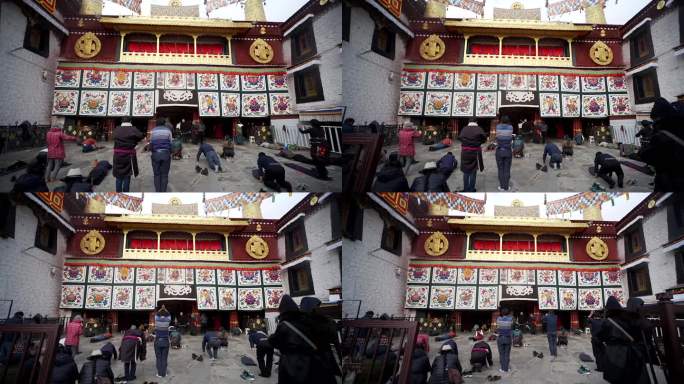 西藏 拉萨 布达拉宫 八廓街人文 人文