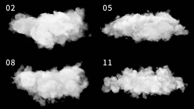 14个动态云-透明通道