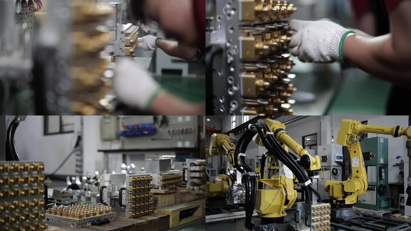 铸造机器人，机器人配件，车间，机器人铸造