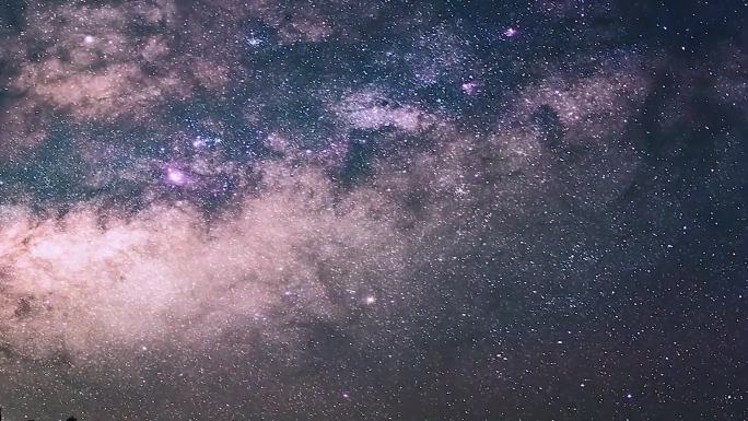 银河 天空 繁星延时摄影 逐格