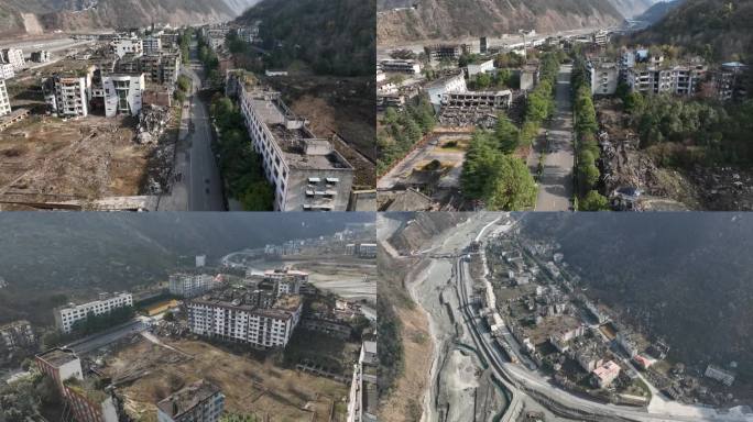 4K_512北川地震遗址航拍