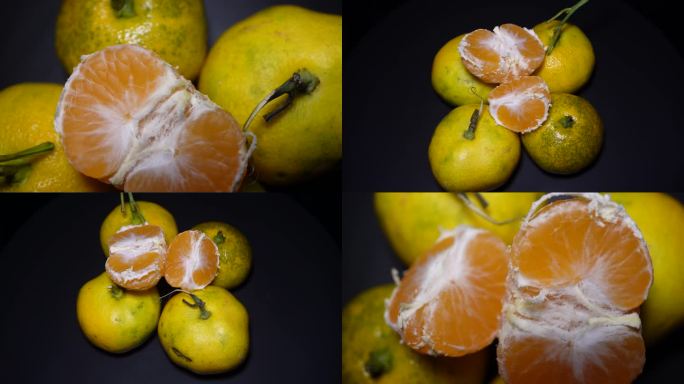 【镜头合集】剥开的水果砂糖橘青皮蜜(2)