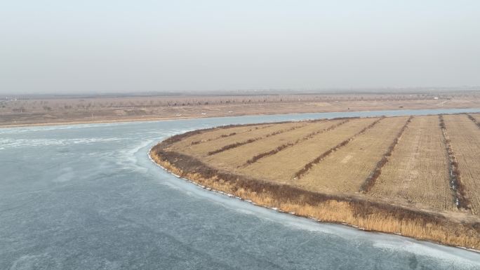 冬天滹沱河