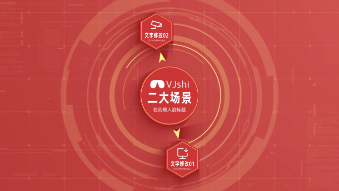 【2】红色党政环形信息分类