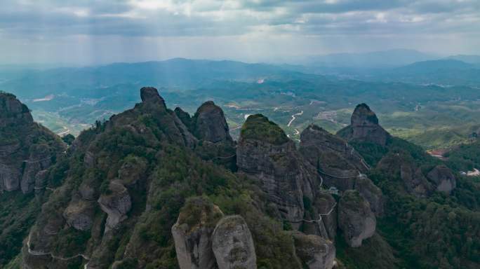 5K河源霍山丹霞风景观城市规划旅游景点