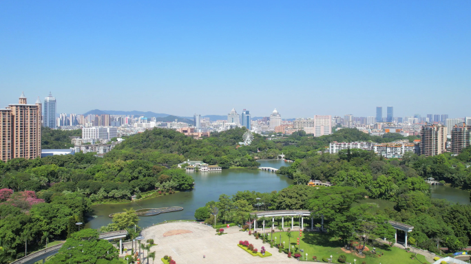 4K江门蓬江城区 航拍