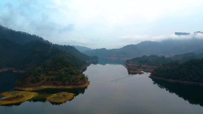 原创航拍杭州千岛湖4K