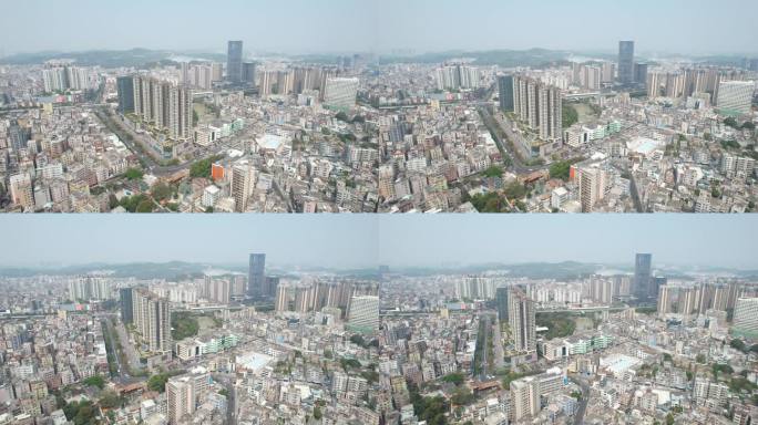 【正版素材】深圳龙岗区横岗街道全景