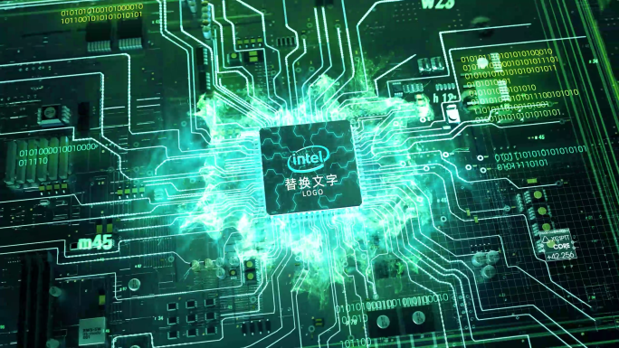 AI大数据5G科技震撼光线片头AEC4D