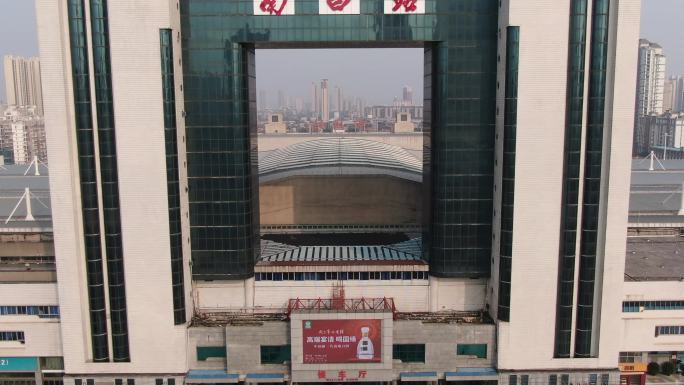 南昌火车站 西广场 航拍穿越 城市之窗
