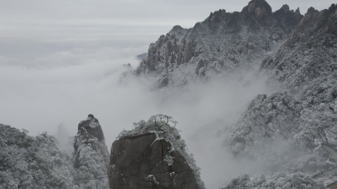 上饶三清山雪景