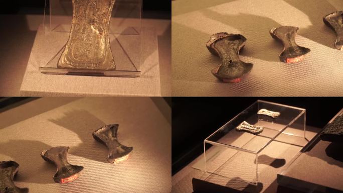 镜头合集古代银锭铸币模具钱币(2)