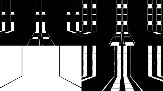 酷炫炫酷简约几何方块光快快闪酒吧vj