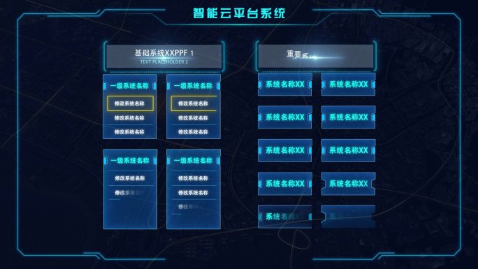 智能云平台系统数据科技HUD
