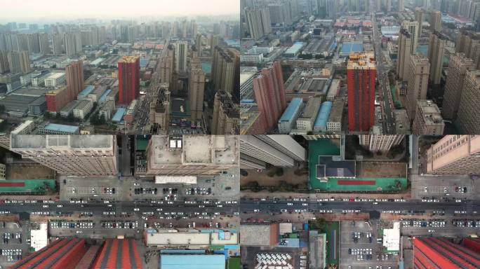 河南郑州高新区红色楼城市