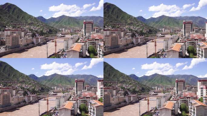 昌都日转夜延时摄影