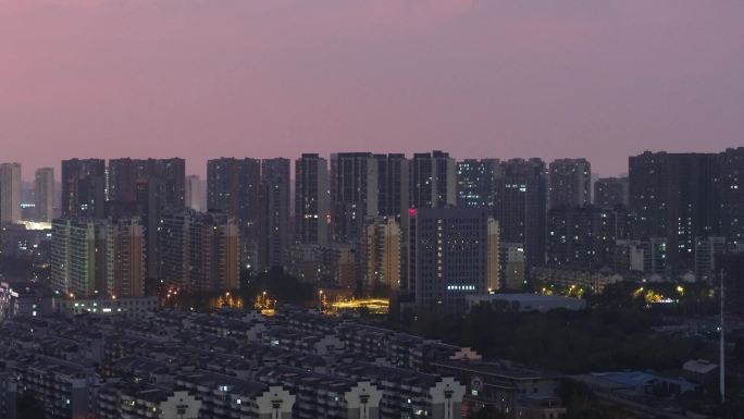 悟2 长焦 扬州 南区 夜景 航拍 高楼