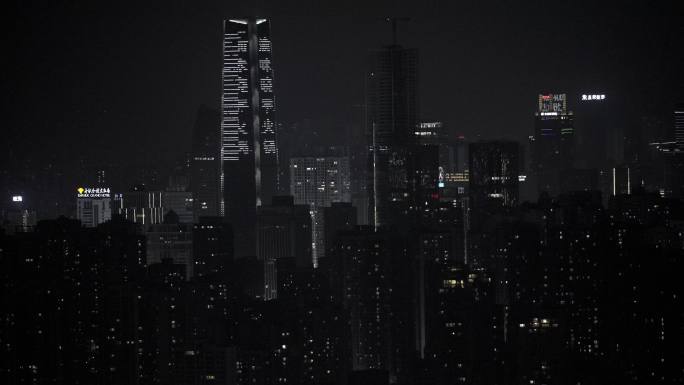 城市内透夜景