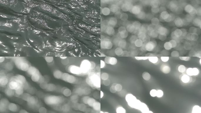 波光粼粼的河面 高速摄影