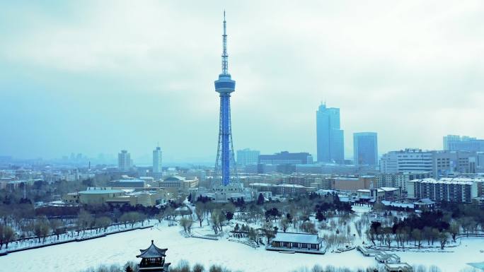 长春雪景