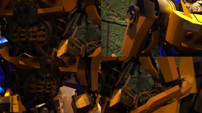 镜头合集机器人游乐场各部分模型(2)